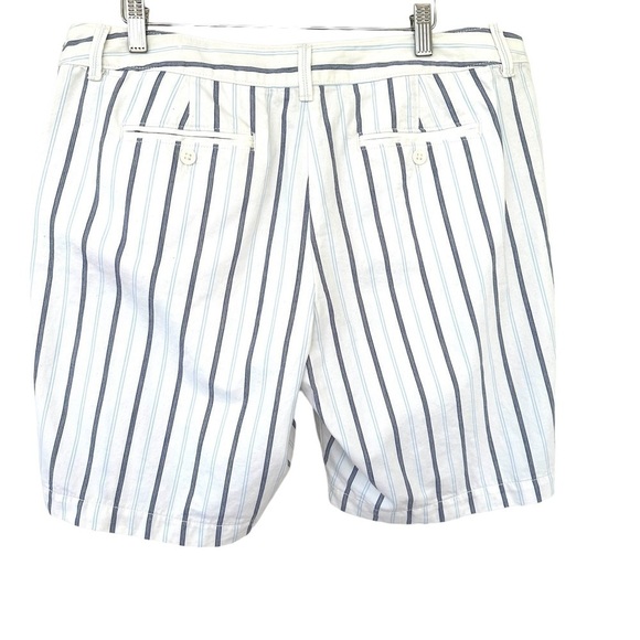 Ann Taylor LOFT striped shorts in 💯 cotton, high waisted - Picture 5 of 14